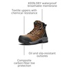 image:imageKEEN Utility Mens CSA Evanston 6 Composite Toe Waterproof Work BootsBisonBlack