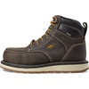 image:imageKEEN Utility Mens Cincinnati 6 Composite Toe Waterproof Wedge Work BootsDark ChocolateSandshell