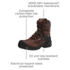 image:imageKEEN Utility Mens Dover 8 600g Leather Waterproof Composite Toe Work BootsDark EarthBlack