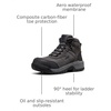 image:imageKEEN Utility Mens Skokie Hiker Style Mid Height Composite Toe 90 Degree Waterproof Work BootsMagnetBlack