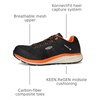 image:imageKEEN Utility Mens Vista Energy Low Height Sneakers Composite Toe Industrial Work ShoesBlackScarlet Ibis