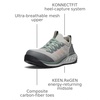 image:imageKEEN Utility Womens Arvada Shift Low Height Composite Toe Breathable Comfortable Slip On Work SneakersSteel GreyGranite Green