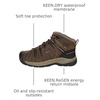 image:imageKEEN Utility Womens Flint 2 Mid Height Soft Toe Waterproof Non Slip Work BootsCascade BrownBrick Dust