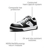 image:imageKEEN Utility Womens Overton Low Height Composite Toe Lightweight Durable Work SneakersStar WhiteBlack