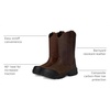 image:imageKEEN Utility womens Evanston Pullon Waterproof Boot Carbonfiber ToeBisonBlack