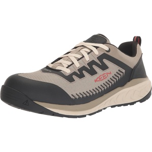 image:imageKEEN Utility Mens Arvada Low Height Composite Toe Breathable Industrial Work SneakersPlaza TaupeBlack