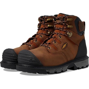 image:imageKEEN Utility Mens Camden 6 Composite Toe Waterproof BootsLeather BrownBlack