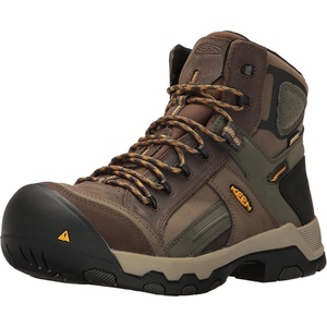 image:imageKEEN Utility Mens Davenport Mid Height Leather Composite Toe Waterproof Work BootsShitakeForest Night