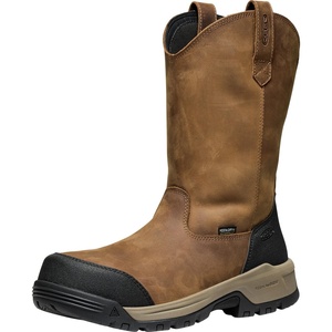 image:imageKEEN Utility Mens Evanston Composite Toe Waterproof Leather Durable Construction Pull onBisonBlack