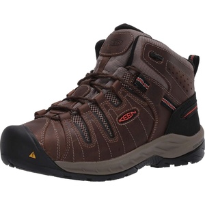 image:imageKEEN Utility Mens Flint 2 Mid Height Soft Toe Breathable Construction Work BootsCascade BrownBurnt Ochre