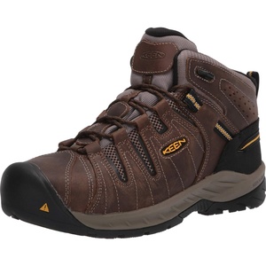 image:imageKEEN Utility Mens Flint 2 Mid Height Steel Toe Work BootsCascade BrownGolden Rod