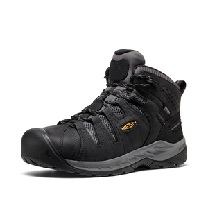 image:imageKEEN Utility Mens Flint 2 VersaTREAD Non Slip Mid Height Steel Toe Waterproof Work Boots BlackDark Shadow 115 Wide USBlackDark Shadow