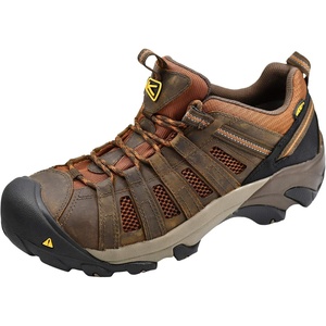image:imageKEEN Utility Mens Flint Low Steel Toe Work ShoesCascade BrownCaramel Caf