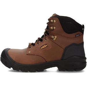 image:imageKEEN Utility Mens Independence 6 Leather Waterproof Composite Toe Work BootDark EarthBlack