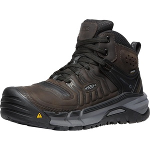 image:imageKEEN Utility Mens Kansas City Mid Height Soft Toe Flexible Waterproof Athletic Work BootCoffee BeanBlack