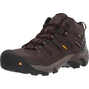 image:imageKEEN Utility Mens Lansing Mid Height Steel Toe Waterproof Work BootsCascade BrownBrindle