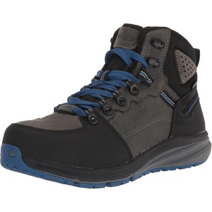 image:imageKEEN Utility Mens Red Hook Mid Height Composite Toe Waterproof Warehouse Work BootsSteel GreyBright Cobalt