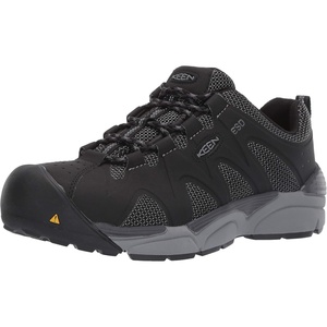 image:imageKEEN Utility Mens San Antonio Low Height Alloy Toe ESD Work ShoeBlackSteel Grey