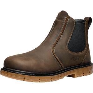image:imageKEEN Utility Mens San Jose Chelsea Alloy Aluminum Toe 90 Degree Heel Pull On Work BootsCascade BrownGum