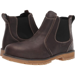 image:imageKEEN Utility Mens Seattle Romeo Mid Height Alloy Toe Pull On Work ShoesCascade BrownGum