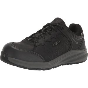 image:imageKEEN Utility Mens Vista Energy Low Composite Toe Waterproof Leather Industrial Work ShoesBlackGun Metal