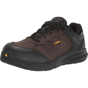 image:imageKEEN Utility Mens Vista Energy Low Composite Toe Waterproof Leather Industrial Work ShoesCoffee BeanBlack