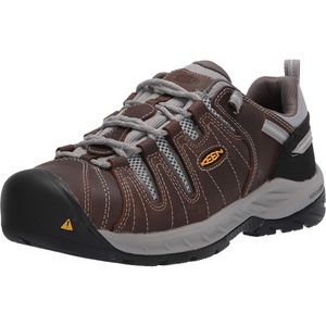 image:imageKEEN Utility Womens Flint 2 Low Height Leather Steel Toe Work Shoes MagnetRose 8 Wide USCascade BrownSurf Spray