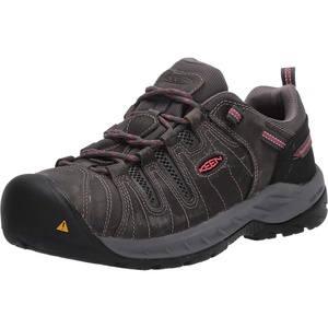 image:imageKEEN Utility Womens Flint 2 Low Height Leather Steel Toe Work Shoes MagnetRose 8 Wide USMagnetRose