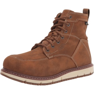 image:imageKEEN Utility Womens San Jose 6 Alloy Toe Waterproof Wedge Work BootsAlmondGum