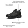 image:imageKEEN Mens Targhee 4 Low Height Durable Comfortable Waterproof Hiking ShoesBlackBlackBlack