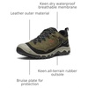 image:imageKEEN Mens Targhee 4 Low Height Durable Comfortable Waterproof Hiking ShoesDark OliveGold Flame