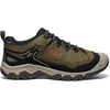 image:imageKEEN Mens Targhee 4 Low Height Durable Comfortable Waterproof Hiking ShoesDark OliveGold Flame