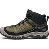 image:imageKEEN Mens Targhee 4 Mid Height Waterproof Hiking BootsDark OliveGold Flame