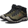 image:imageKEEN Mens Targhee 4 Mid Height Waterproof Hiking BootsDark OliveGold Flame