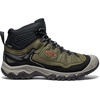 image:imageKEEN Mens Targhee 4 Mid Height Waterproof Hiking BootsDark OliveGold Flame