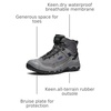 image:imageKEEN Mens Targhee 4 Mid Height Waterproof Hiking BootsSteel GreyCoronet Blue