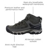 image:imageKEEN Mens Targhee III Mid Height Waterproof Hiking BootDark OliveBrindle