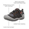 image:imageKEEN UnisexChild Knotch Hollow Comfortable SneakersSteel GreySafety Orange