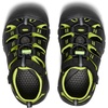 image:imageKEEN UnisexChild Newport H2 Closed Toe Water SandalsBlackLime Green