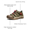 image:imageKEEN UnisexChild Newport H2 Closed Toe Water SandalsMartini OliveAura Orange