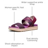 image:imageKEEN Womens Elle Backstrap Casual Platform Open Toe Wedge SandalsBeaujolaisPlum Perfect