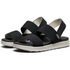 image:imageKEEN Womens Elle Backstrap Casual Platform Open Toe Wedge SandalsBlack