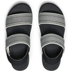 image:imageKEEN Womens Elle Backstrap Casual Platform Open Toe Wedge SandalsBlackStar White