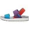 image:imageKEEN Womens Elle Backstrap Casual Platform Open Toe Wedge SandalsCharismaRed ClayFjord Blue Tritone
