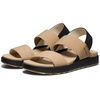 image:imageKEEN Womens Elle Backstrap Casual Platform Open Toe Wedge SandalsCornstalkBlack