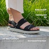 image:imageKEEN Womens Elle Backstrap Casual Platform Open Toe Wedge SandalsCornstalkBlack