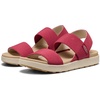 image:imageKEEN Womens Elle Backstrap Casual Platform Open Toe Wedge SandalsGarnetBirch