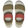 image:imageKEEN Womens Elle Backstrap Casual Platform Open Toe Wedge SandalsMartini OliveBaked Clay