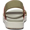 image:imageKEEN Womens Elle Backstrap Casual Platform Open Toe Wedge SandalsMartini OliveBaked Clay