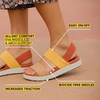 image:imageKEEN Womens Elle Backstrap Casual Platform Open Toe Wedge SandalsMerlotBirch